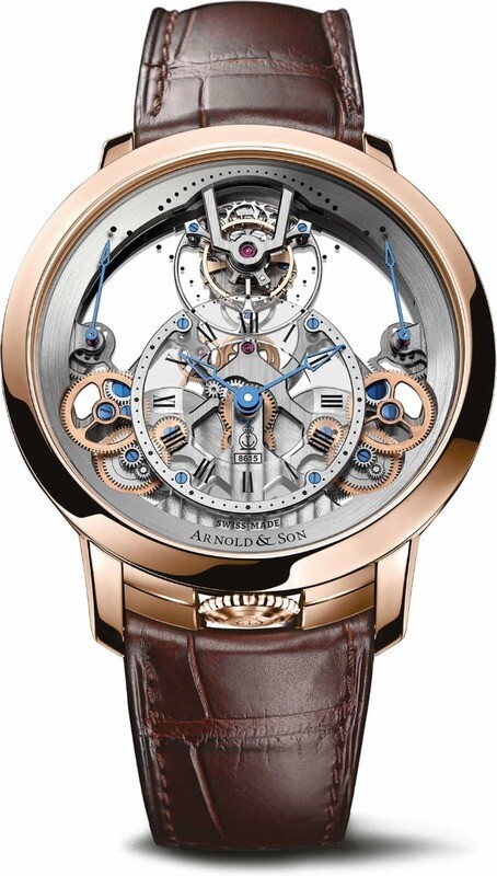 Arnold & Son Time Pyramid Tourbillon Red Gold