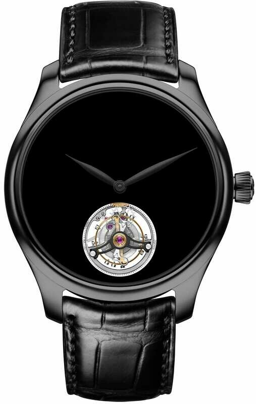 H. Moser & Cie. Endeavour Tourbillon Vantablack Black Hands