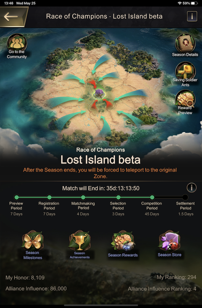 Lost Island event introduces players to a new battleground.